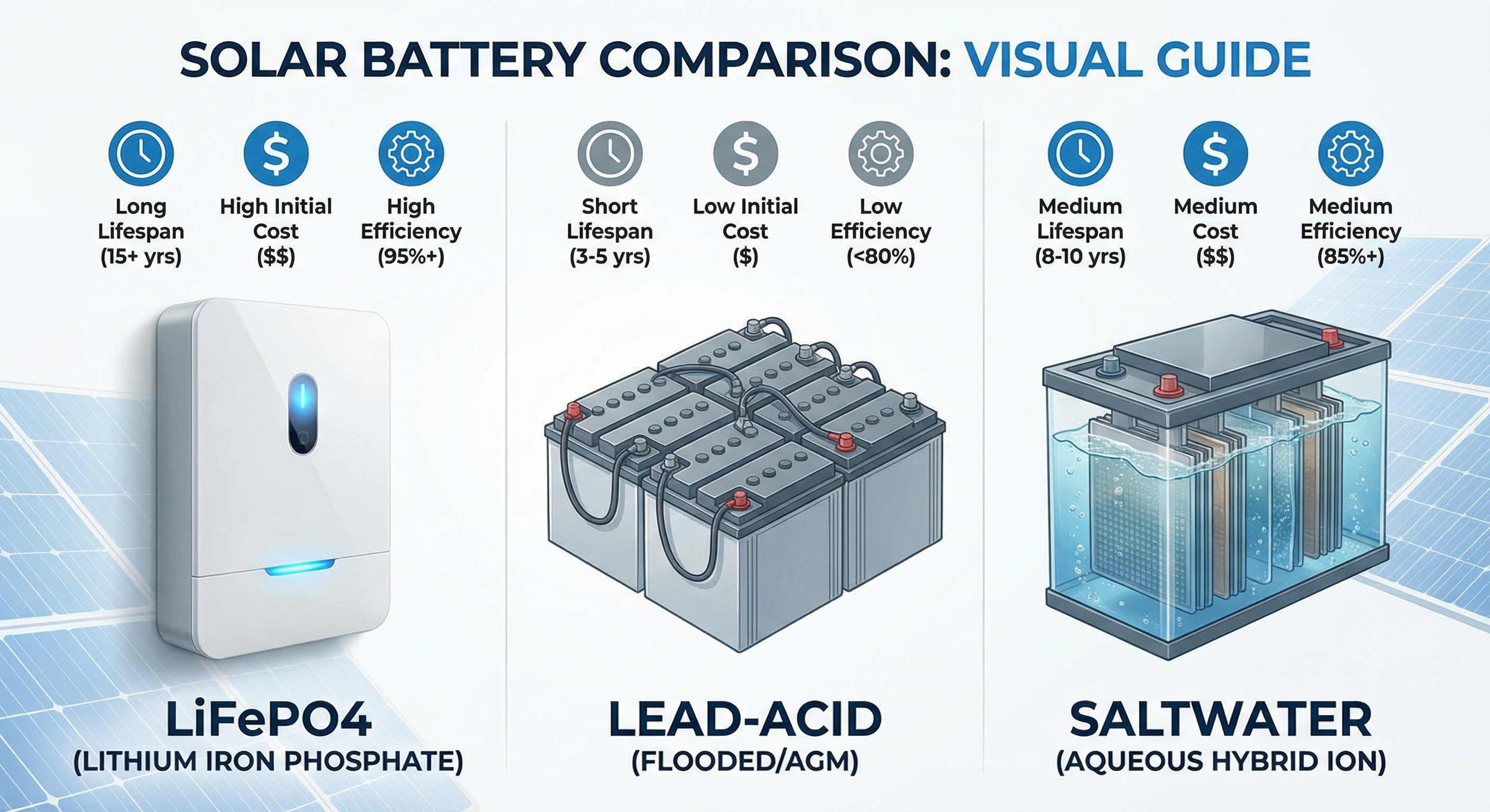 Best Batteries for Off-Grid Solar Comparison