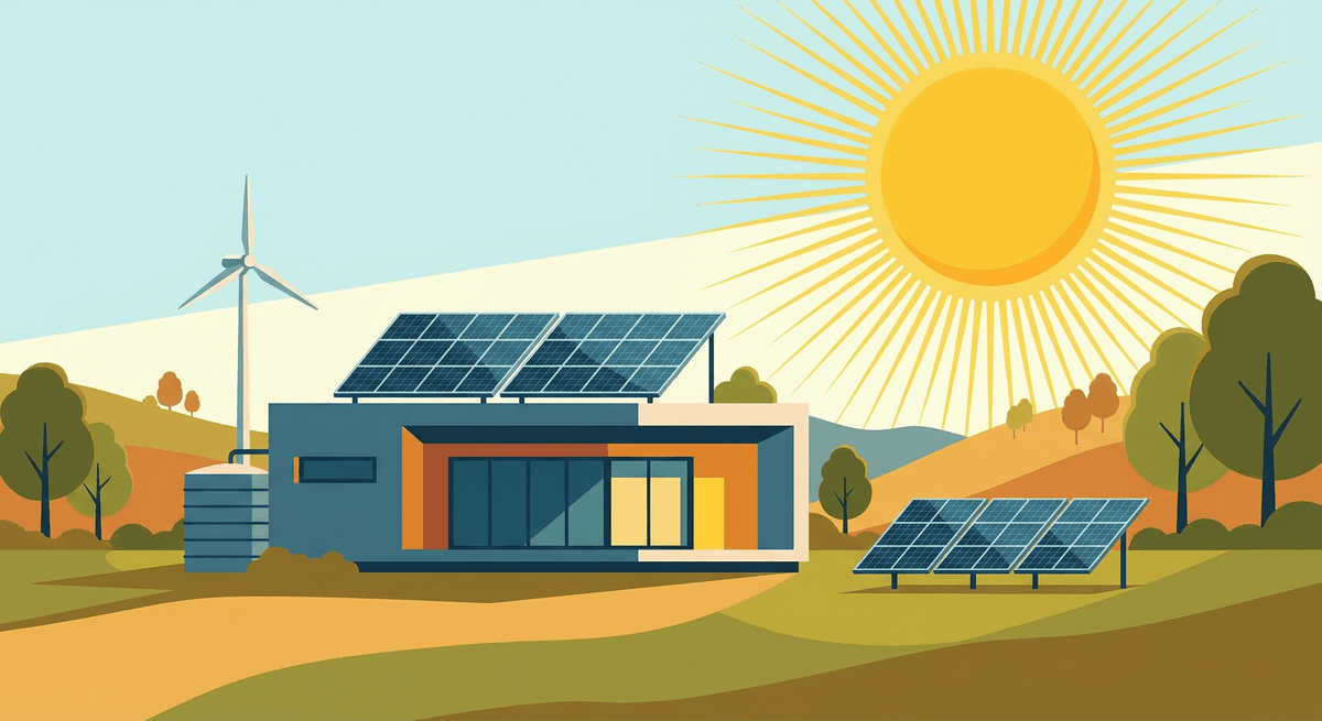 How many solar panels for off-grid: rooftop array with sun