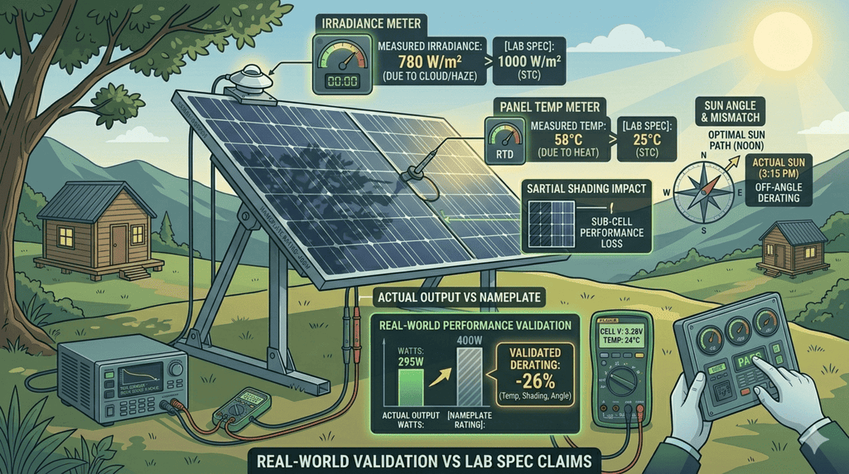 How to Verify Solar Panel Performance Claims