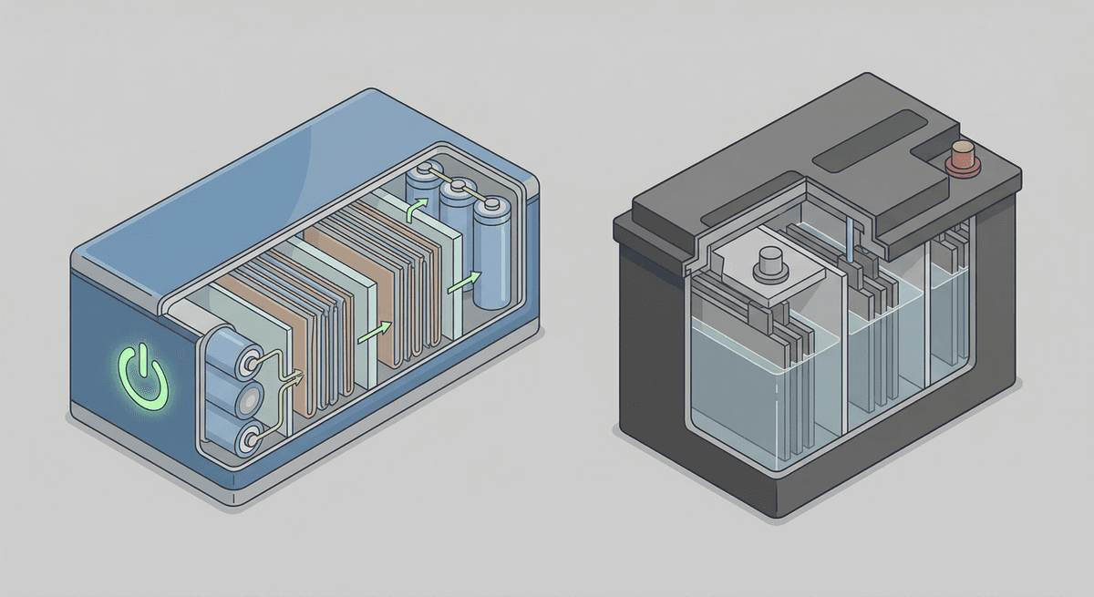 LiFePO4 vs. Blei-Säure: direkter Batterievergleich für Solaranlagen