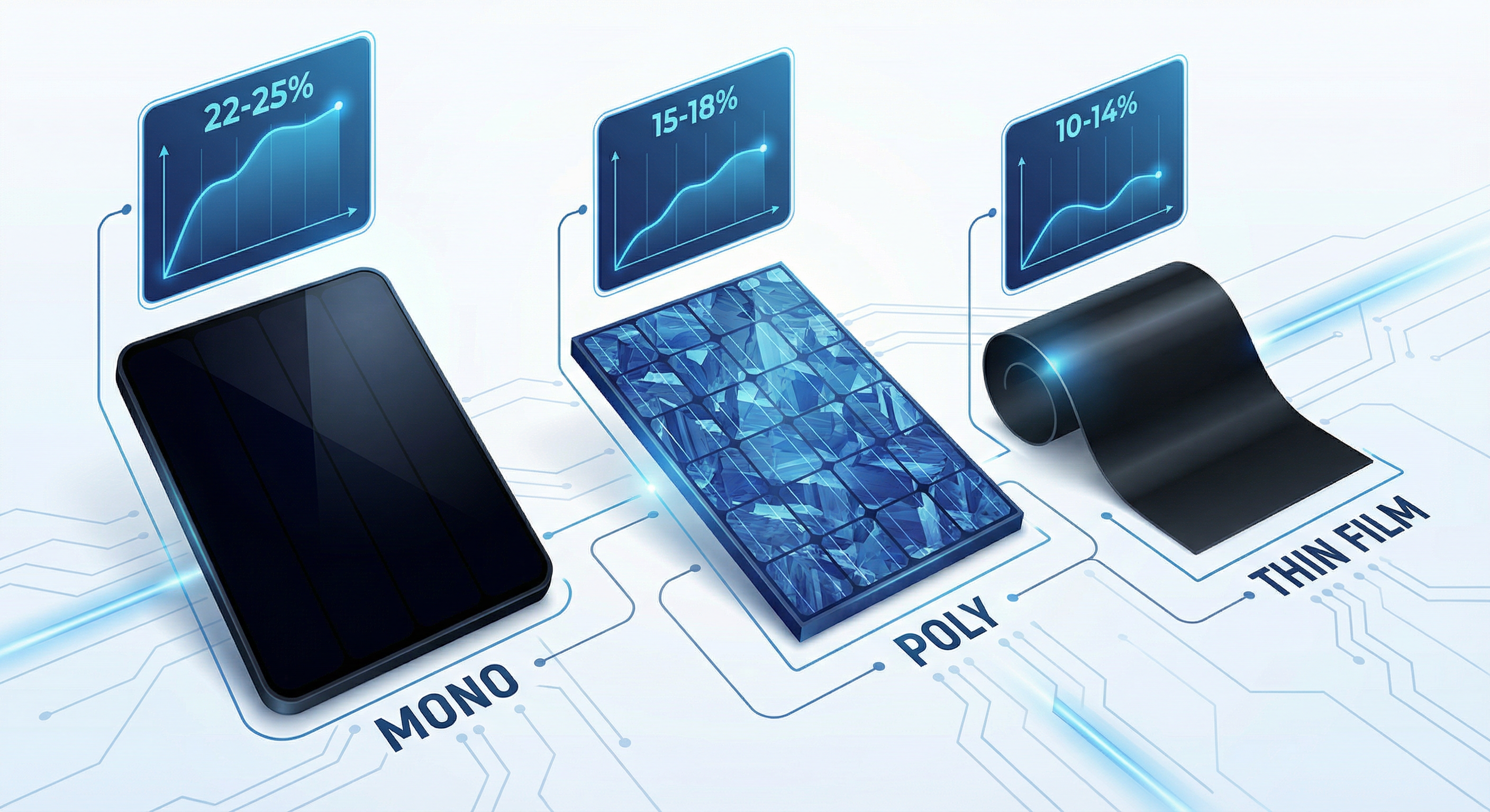 Solar Panel Efficiency Comparison