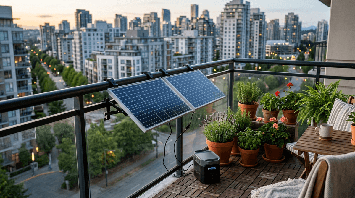 ألواح شمسية للشقة والشرفة – مستأجرون