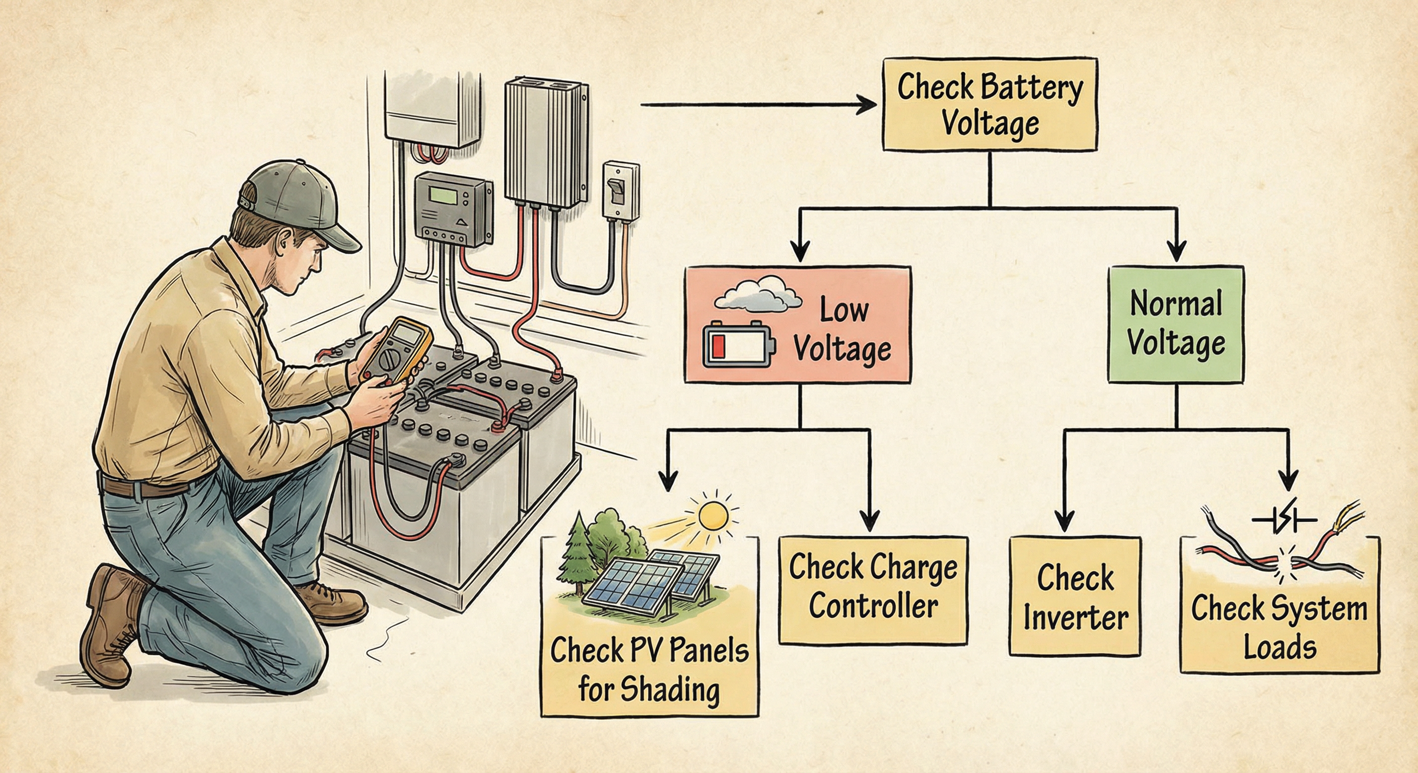 Troubleshooting Off-Grid Solar Problems